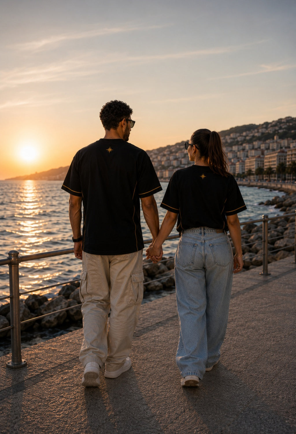DZ Mirage - T-shirt Premium Oversized Noir & Doré (bientôt disponible)