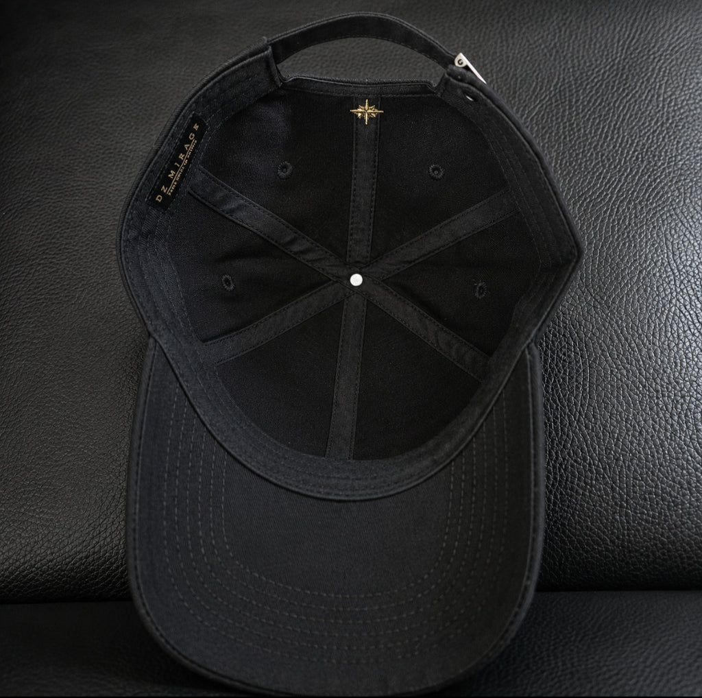 DZ MIRAGE – Casquette Premium Noire & Dorée