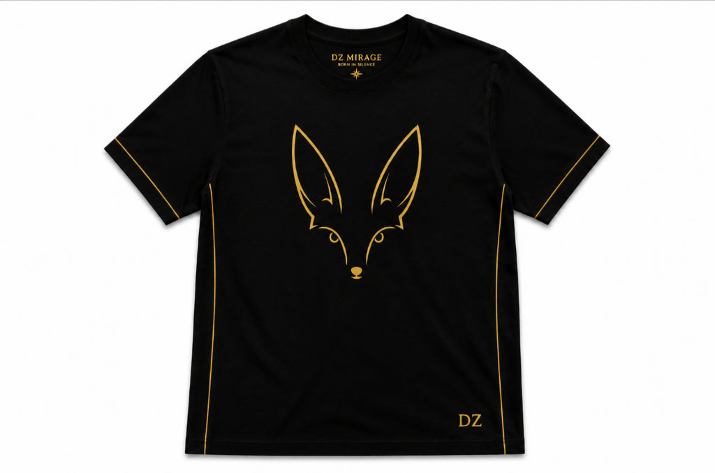 DZ Mirage - T-shirt Premium Oversized Noir & Doré (bientôt disponible)