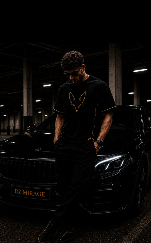 DZ Mirage - T-shirt Premium Oversized Noir & Doré (bientôt disponible)