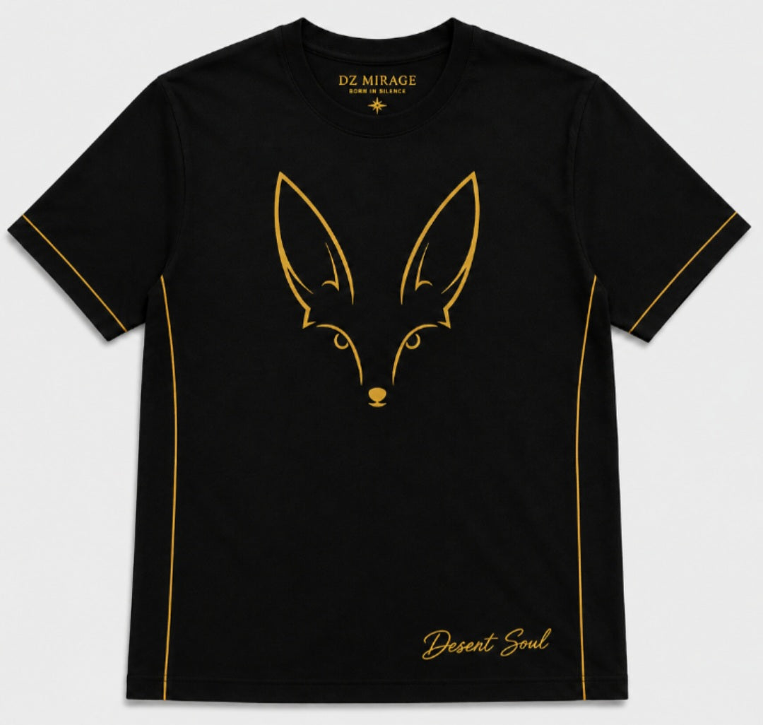 DZ Mirage - T-shirt Premium Oversized Noir & Doré (bientôt disponible)
