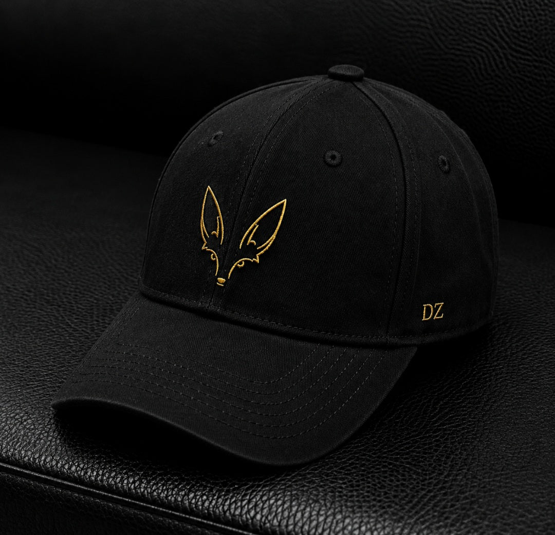 DZ MIRAGE – Casquette Premium Noire & Dorée